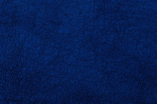 Fondo de cuero texturizado azul oscuro. Textura de cuero abstracto . —  Fotos de Stock