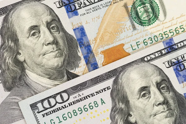 Cash money dollar. Background with money american hundred dollar — Stock Photo, Image
