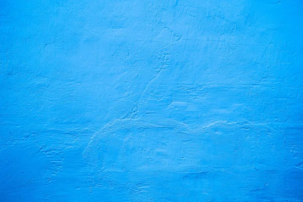 Blue concrete wall of light blue color, Cement wall, — Stock Photo, Image