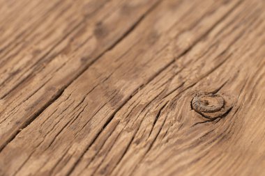 Seçici odaklı eski tahta arkaplan. 