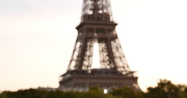 Eifel tower Defe zblízka — Stock video