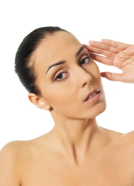 Portrait of beautiful young spa woman — Stock Photo, Image