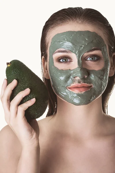 Natural organic face mask — Stock Photo, Image