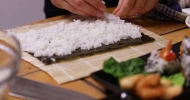 Futomaki suşi - timelapse yapmak