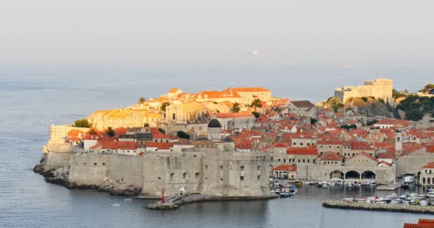 Timelapse van Dubrovnik in Kroatië — Stockvideo