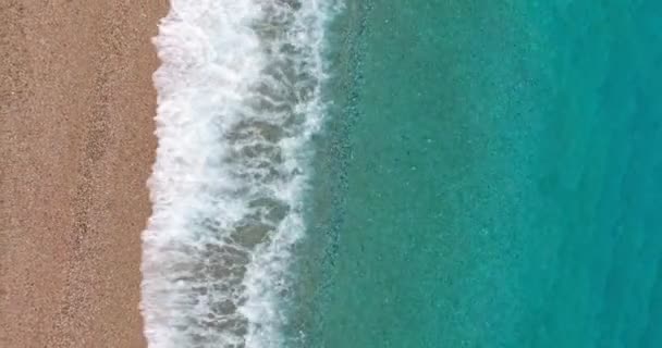 Vista de férias na costa do Mediterrâneo — Vídeo de Stock