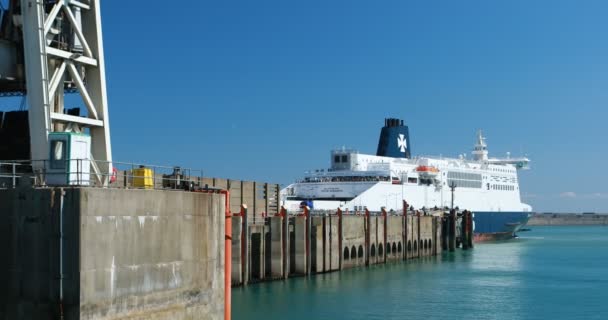 Amarrar o ferry, Dover — Vídeo de Stock