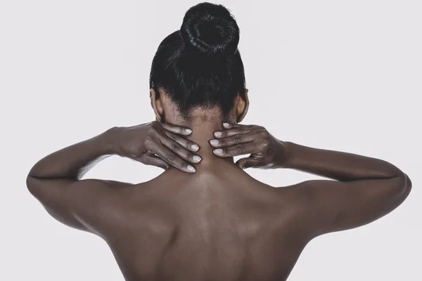 首の痛み・背骨の病気 — ストック写真