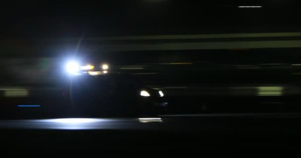 Migające światło samochodu — Wideo stockowe
