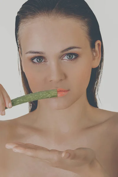 Aloe vera per mantenere la bellezza — Foto Stock