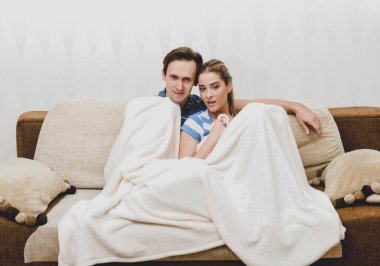 Winter time relax for couple