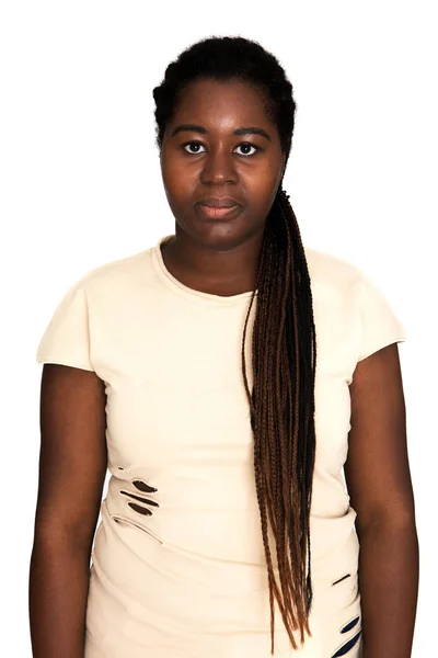 Casual Afrikaanse vrouw — Stockfoto