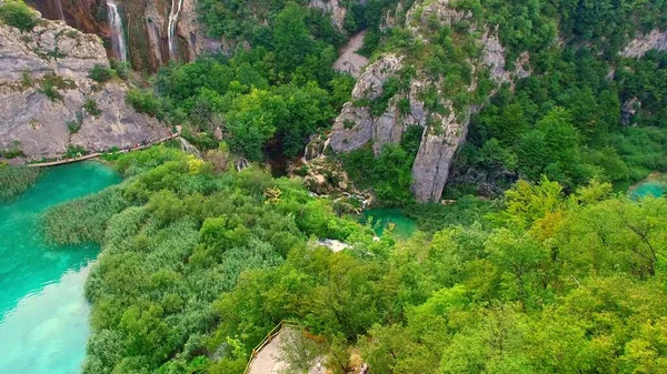 Waterfalls in Plitvice Lakes — Stock Photo, Image