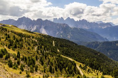 south tyrol, İtalya içinde iz hiking ile manzara