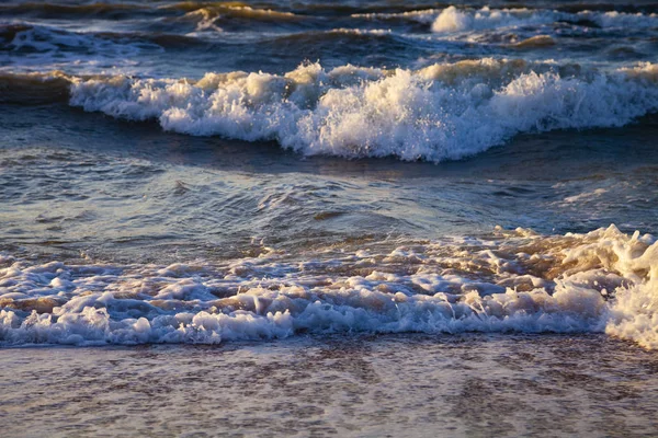 Морський Серфінг Літнє Море Фон Хвилями Крупним Планом — стокове фото