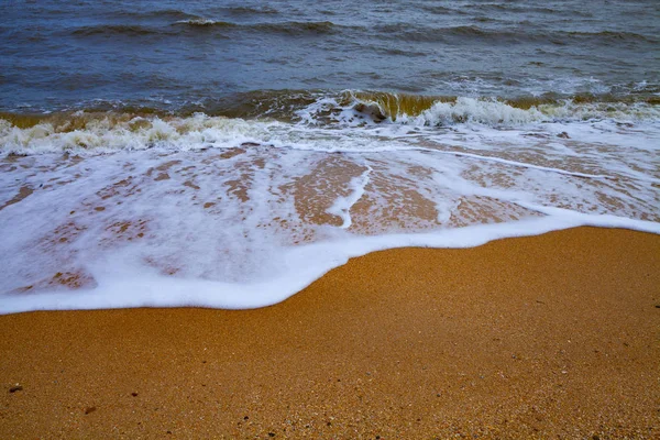Прекрасний Пляжний Морський Серфінг Літнє Море — стокове фото