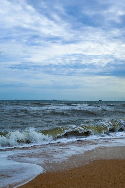 Пляж Морской Серфинг Летний Морской Пейзаж — стоковое фото