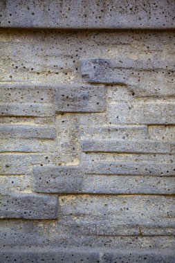 Gri taş doku. Dekoratif duvar yakın çekim, arka plan.