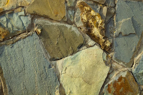 Graue Steinstruktur Dekorative Wand Nahaufnahme Hintergrund — Stockfoto
