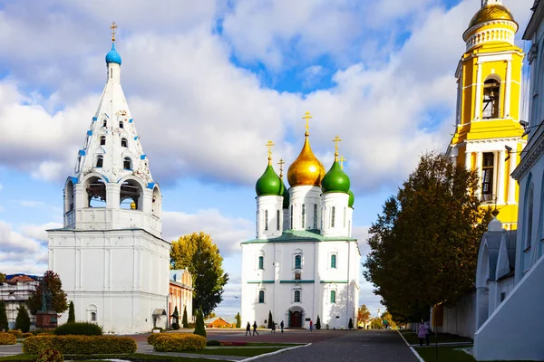 Plaza Catedral Del Kolomna Kremlin Kolomna Región Moscú Hermoso Conjunto — Foto de Stock