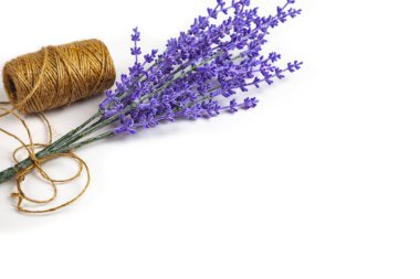 Lavanta ve ip. Aromaterapi.