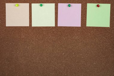 corkboard notlar. 