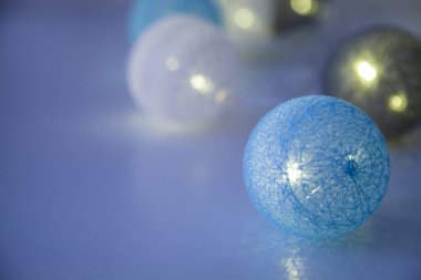 Parlak Noel çelenk.