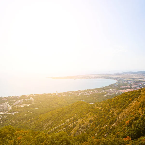 Vista Alta Una Bahía Gelendzhik Mar Negro Rusia —  Fotos de Stock