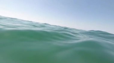 Karadeniz 'in dalgaları, sudan manzara