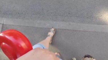 kadın ve pug çapraz zebra geçidi