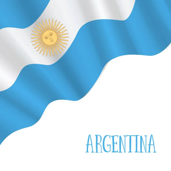 9 de julio, Argentina Fondo Día de la Independencia — Vector de stock