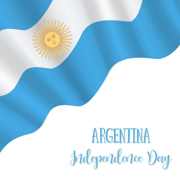 9 de julio, Argentina Fondo Día de la Independencia — Vector de stock