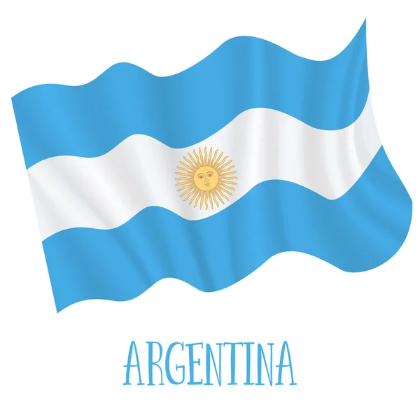 9. července, Den nezávislosti Argentiny pozadí — Stockový vektor