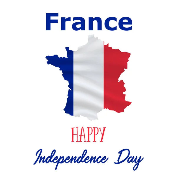 14 July, France Independence Day background — Stock Vector