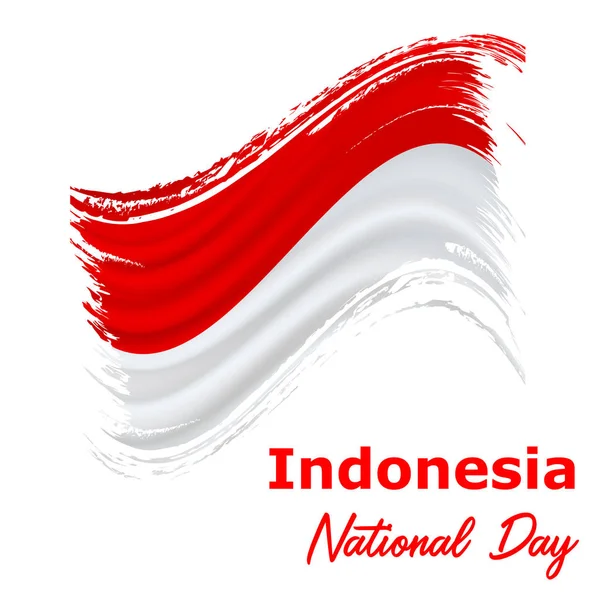 17 de agosto, Indonesia Fondo Día de la Independencia — Archivo Imágenes Vectoriales