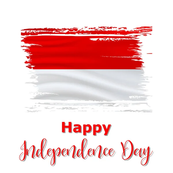 17 серпня, День незалежності Індонезії фону — стоковий вектор