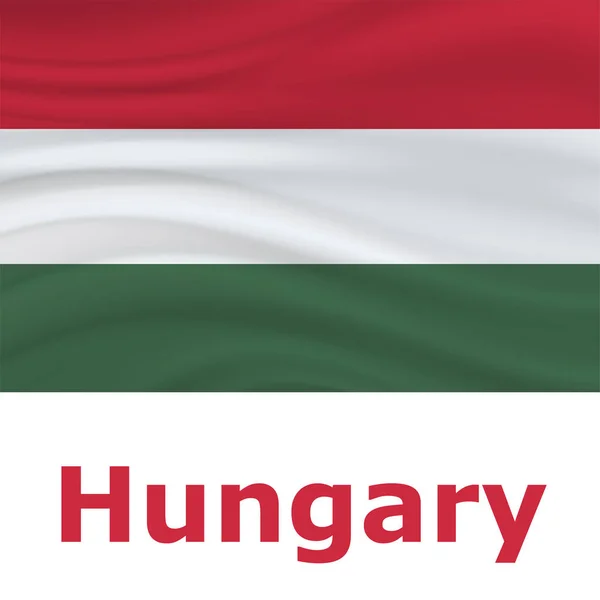20 augustus, de dag van de onafhankelijkheid van de Hongarije achtergrond — Stockvector