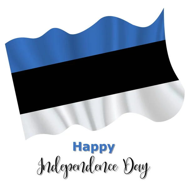 20 August, Estonia Independence Day background — Stock Vector