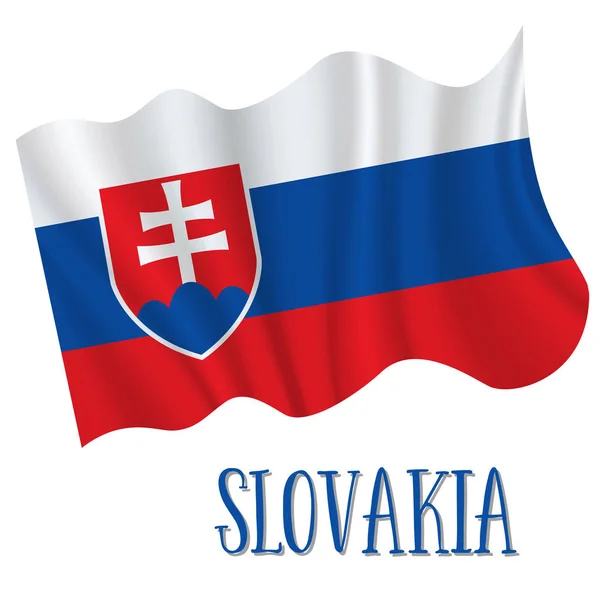 Slowakischer Verfassungstag. Hintergrund zum Unabhängigkeitstag der Slowakei — Stockvektor