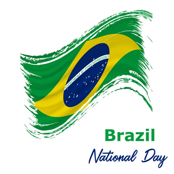 ブラジル独立記念日 9 月 7 日 — ストックベクタ