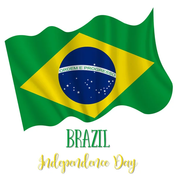 7 вересня, День незалежності Бразилії — стоковий вектор