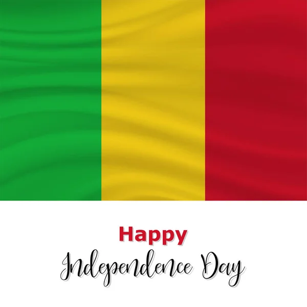 Mali Independence Day background — Stock Vector