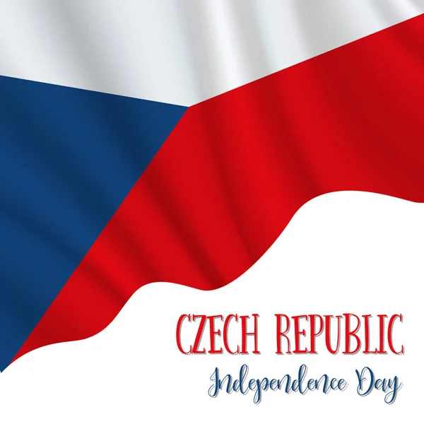 10月28日, 捷克共和国独立日背景 — 图库矢量图片