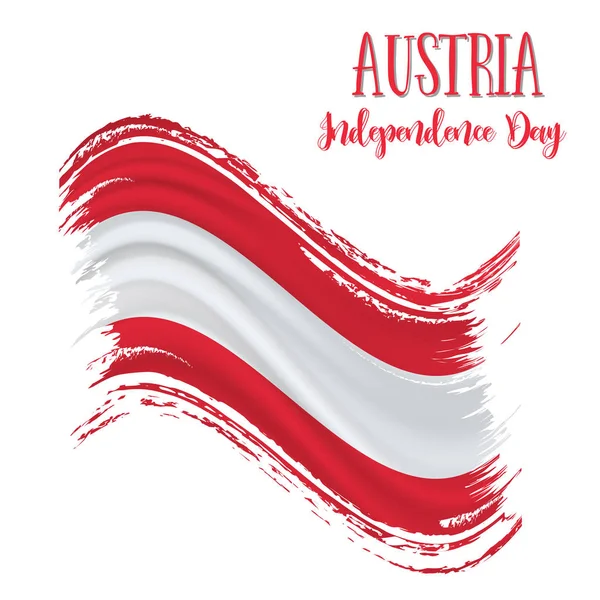 11月12日, Ausrtia 独立日 — 图库矢量图片