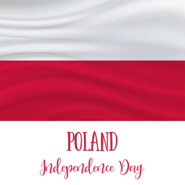 11 novembre, Festa dell'indipendenza della Polonia — Vettoriale Stock