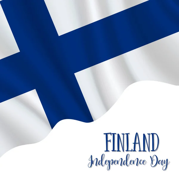 6 dicembre, Festa dell'indipendenza della Finlandia — Vettoriale Stock