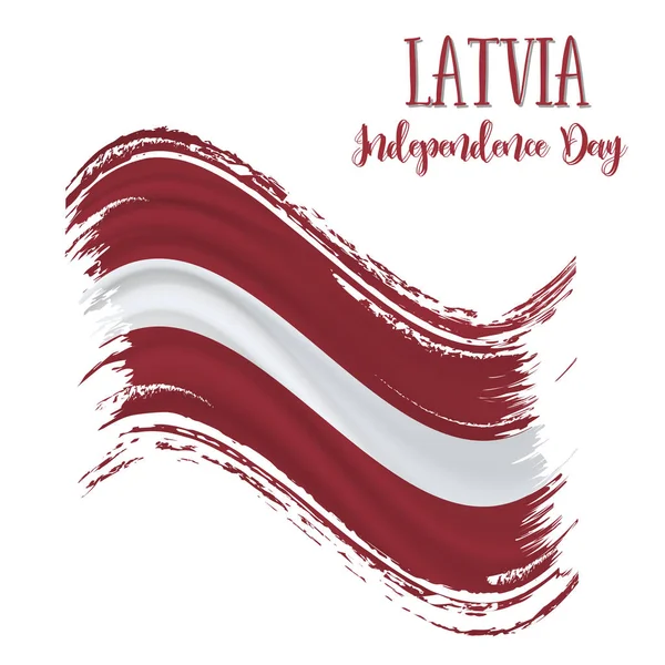 18 листопада, День незалежності Латвії — стоковий вектор