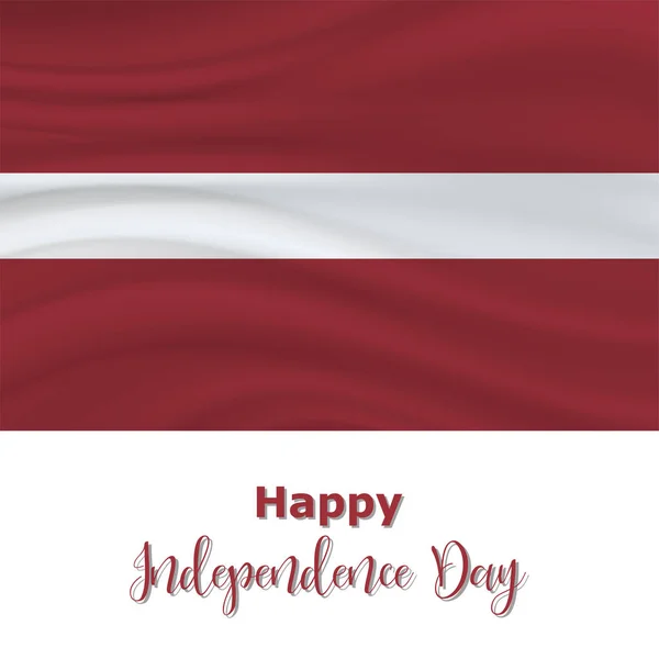 18 ноября, День независимости Латвии — стоковый вектор