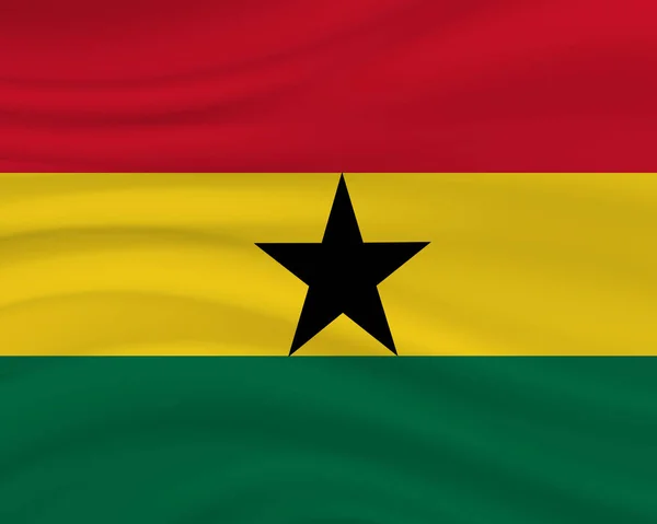 6 Mart, Gana bağımsızlık günü arka plan — Stok Vektör