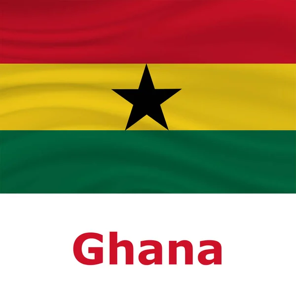 6 Mart, Gana bağımsızlık günü arka plan — Stok Vektör